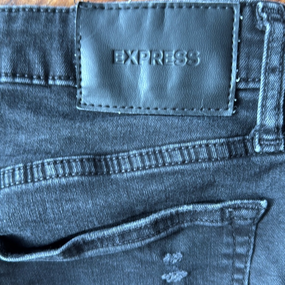 Express Distressed Skinny Jean
